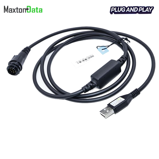 USB Radio Programming Cable for Motorola XPR5550, XPR5550e, XPR5580, HKN6184C